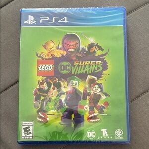 LEGO DC Super-Villains PS4 Game - Green and Purple Art